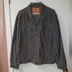 Levi's Men's Gray Corduroy Trucker jacket